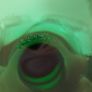 Fabulous Set of Four Vintage Retro Luminarc Long Emerald Green Stemmed Alsace White Wine Glasses, Made in France, Circa 1970, (Straight Stems) Image 6