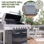 All-Weather Premium BBQ Cover (58" - 147cm) - Double-Layer 600D Oxford Fabric - 100% Waterproof Barbecue Cover With Air Vents - Large Grill Cover Featuring Dual Handles & Straps Image 2