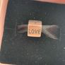 Pandora Two Tone Love Cube Charm with 14k Gold Heart Image 3