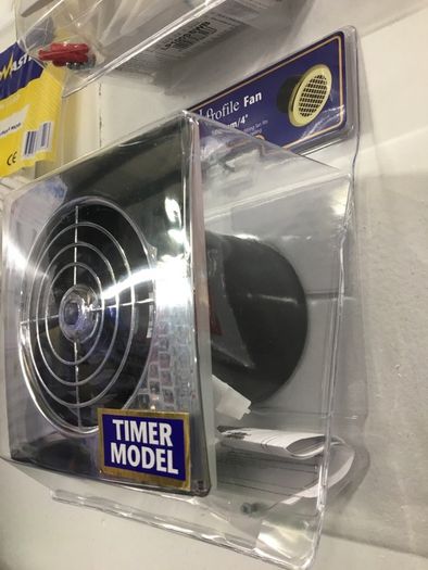 4 " Chrome Finish Bathroom Fans with Timer
