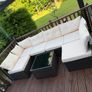 Luxury Rattan Garden Corner Sofa with Table Image 2