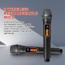 Karaoke Machine with 2 Wireless Microphones, Portable Bluetooth Speaker for Adults & Kids, Bass & Treble Adjustment, PA System Supports TF Card/USB/FM/AUX for Home Party, Indoor and Outdoor Image 2
