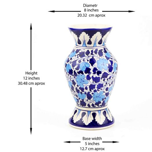 Handmade and Hand Painted Ceramic Flower Vase | Warehouse Clearance | Massive Discount | Bargain price
