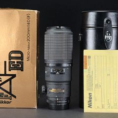 Nikon Af Micro Nikkor 200mm F/4 D Ed Lens (as New)