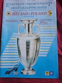signed Ireland v Poland 1991