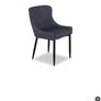 Dining chairs x4 faux leather grey Image 2