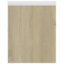 Sink Cabinet with Built-in Basin Sonoma Oak Chipboard Image 9