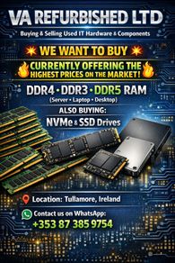 Looking for server rams,laptop,desktop rams and 2.5''ssd and m.2 nvme