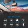 Dash Cam Front and Rear with 32GB SD Card 1080P FHD Dashcam for Car Dual Dashboard Camera with Night Vision,Loop Recording,G-sensor,Park Mode (FREE POSTAGE) Image 2