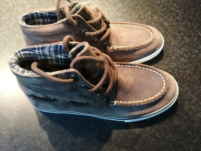 M&S Boys leather boots