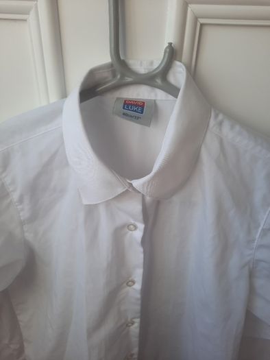 Boys white shirt David Luke like new size 9-10 years