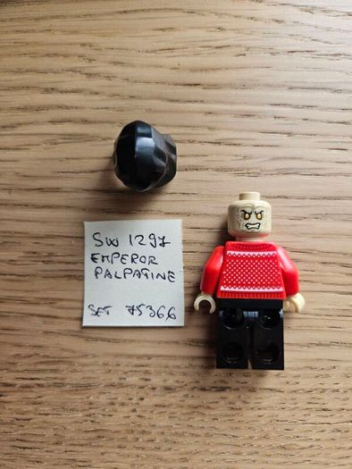lego sw1297 emperor palpatine, set wars 75366