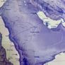 Bateel French Lacquered Wood Date Gift Box with Map of Arabian Peninsula UAE Image 8