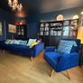 Velvet Sofa Bed and Swivel Chair Bundle 375 Excellent Condition Image 4