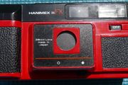 Hanimex 35 FX 35mm Film Point and Shoot Camera Red Tested
