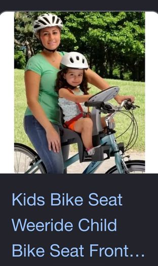Centre Mounted Child Bike Seat Weeride