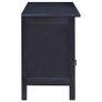 TV Cabinet Light Black Coffee 100x30x45 cm Solid Mahogany Wood Image 4