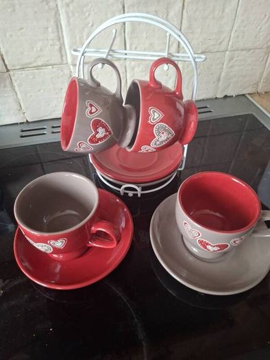 Coffee Set .. 8 Piece with Stand .. Price Drop