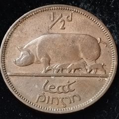 #456 - Ireland - 1937 - Irish Half Penny - KM.2