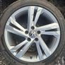 17" Genuine Vw Valencia Alloys with tyres Image 2