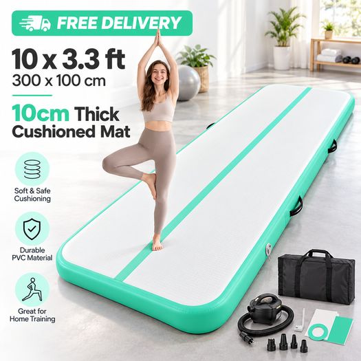 Inflatable Gymnastics Mat Air Track 3m with Electric Pump