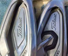 Titleist T300 irons regular.