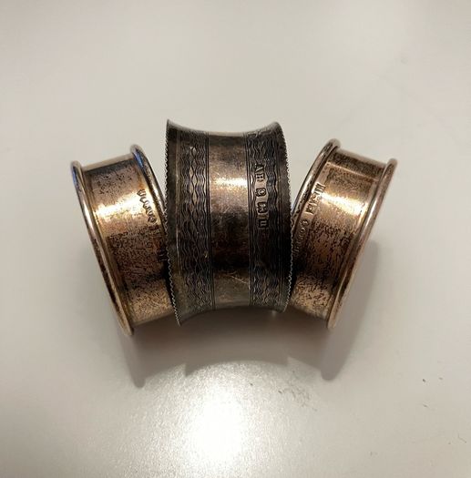 1919/1970 Sterling Silver  Napkin Ring 32.7g Birmingham