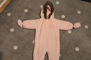 Snowsuit / Pramsuit with double zipper (6-9 months)