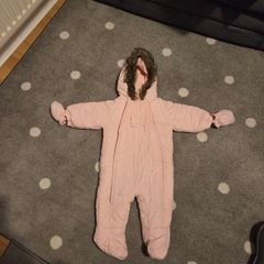 Snowsuit / Pramsuit with double zipper (6-9 months)
