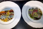 Pair of rare Royal Tara large plates