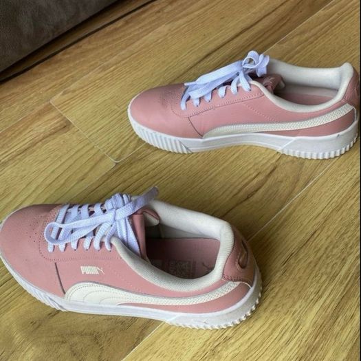 Pink puma trainers