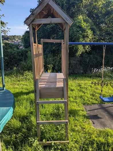 Swingset and slide