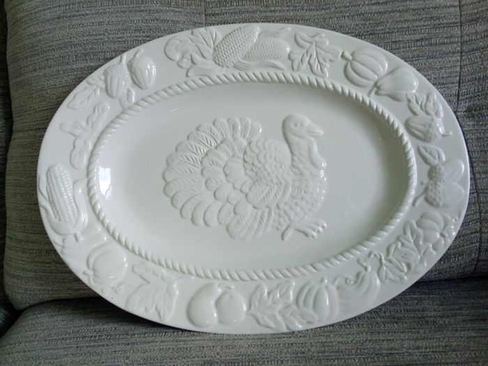 Large Turkey Platter (19")