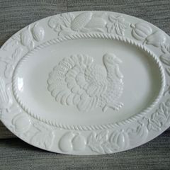 Large Turkey Platter (19")