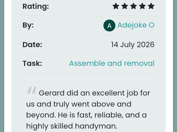 Flat Pack Assembly Service