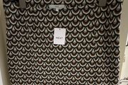 Next Green Brown and White Scallop Pattern Skirt