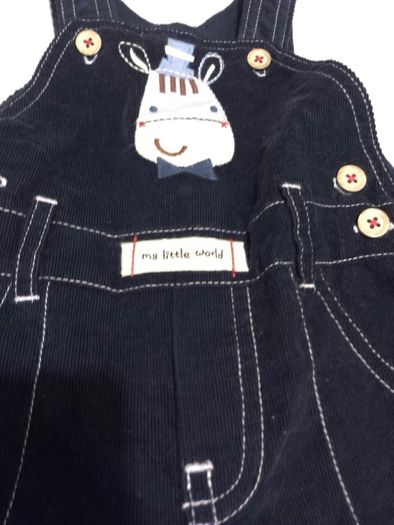Dunnes Baby Boy Dungarees, size 3-6 months