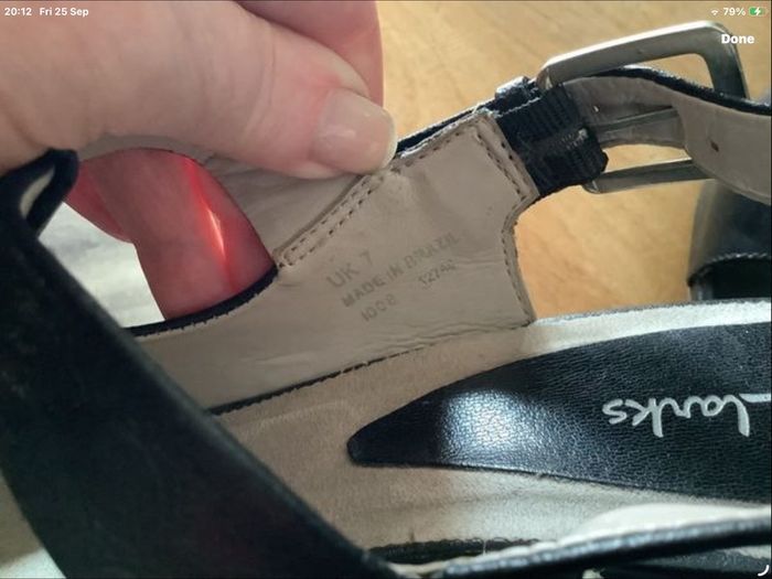 Clarks Sandals leather size 7