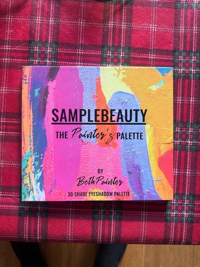Sample beauty make up palette