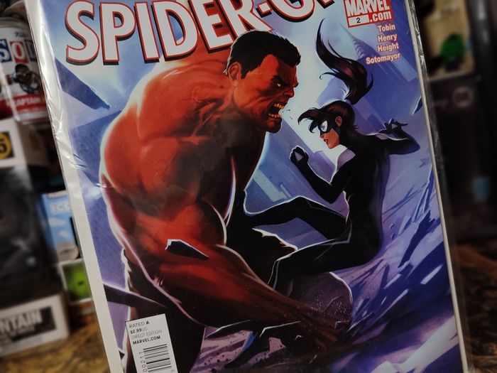 Spider-Girl ! Issue #2 ! Red-Hulk Cover ! 2011 ! by Marvel !