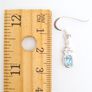 Celtic Knot Blue Topaz Silver Earrings Image 7