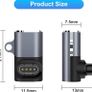 Type C to Garmin Fenix 7 5 5S 5X 6 6S Pro Forerunner 935 Charger Degree Adapter Image 6