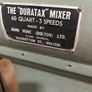 John Hunt (Bolton) "Duratax" 60 quart 3 speed mixer with heavy duty stainless steel mixer bowl trolley Image 4