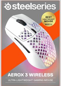 SteelSeries Aerox 3 Wireless mouse (Gen 1 - snow)