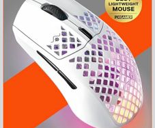 SteelSeries Aerox 3 Wireless mouse (Gen 1 - snow)