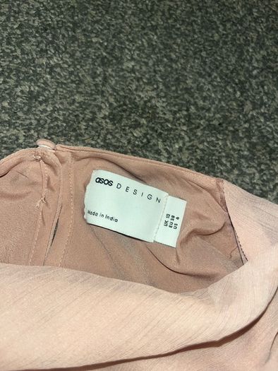 asos blush pink dress