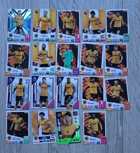 Wolverhampton Wanderers Match Attax cards