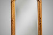 French Style Gilt Wood &amp; Plaster Panel Mirror