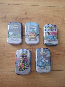 Pokemon TCG Lumiose City Mini Tins - complete set