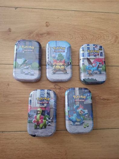 Pokemon TCG Lumiose City Mini Tins - complete set